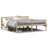 vidaXL Cama para personas mayores con cabecero madera maciza 200x200cm