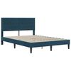 vidaXL Estructura de cama con colch&oacute;n Azul 120 x 190 cm Terciopelo