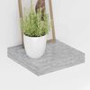 vidaXL Estante flotante pared 4 uds MDF gris hormigón 23x23,5x3,8 cm