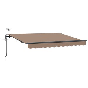 vidaXL Toldo retr&aacute;ctil Topo 600 x 300 cm Poli&eacute;ster