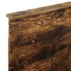 vidaXL Cabecero Roble ahumado 100 cm Madera contrachapada
