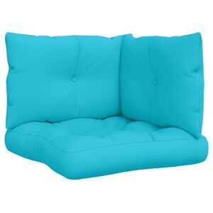 vidaXL Cojines para pal&eacute;s 3 piezas tela Oxford turquesa