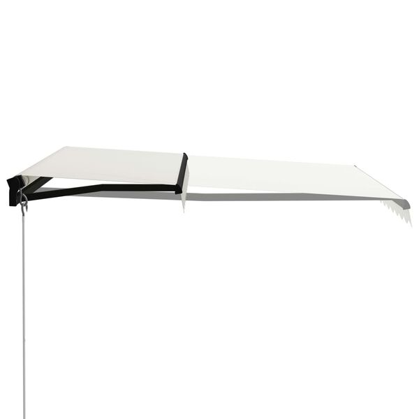 vidaXL Toldo manual retr&aacute;ctil color crema 300x250 cm