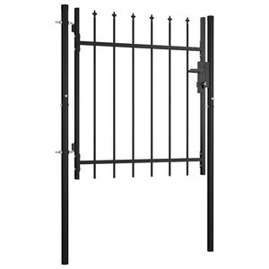 vidaXL Puerta valla BOXTEL con punta de lanza 100x75 cm