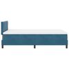 vidaXL Cama tipo Box Spring Azul Oscuro 120 x 190 cm Terciopelo