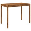 vidaXL Mesa de Bar para Jard&iacute;n Natural 141 x 80,5 x 105 cm
