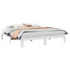 vidaXL Estructura de cama sin colch&oacute;n madera maciza de pino 160x200 cm