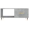 vidaXL Mesa de centro madera contrachapada gris hormig&oacute;n 90x50x40 cm