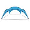 vidaXL Carpa de fiesta arco azul claro 450x450x265 cm