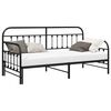 vidaXL Estructura de cama de d&iacute;a Negro 100 x 200 cm