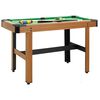 vidaXL Mesa de billar de 4 pies marr&oacute;n 122x61x76 cm