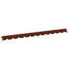 vidaXL Borde de C&eacute;sped 50 pcs 102 x 4 x 4 cm Acero Oxidado