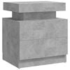 vidaXL Mesita de noche madera de ingenier&iacute;a gris hormig&oacute;n 45x35x52 cm