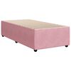 vidaXL Estructura de cama sin colchón terciopelo rosa 90x190 cm