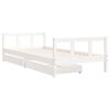 vidaXL Estructura cama ni&ntilde;os con cajones madera pino blanco 90x200 cm