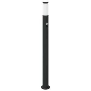 vidaXL Baliza luminosa con sensor de movimiento, 110 cm, acero inoxidable, IP44