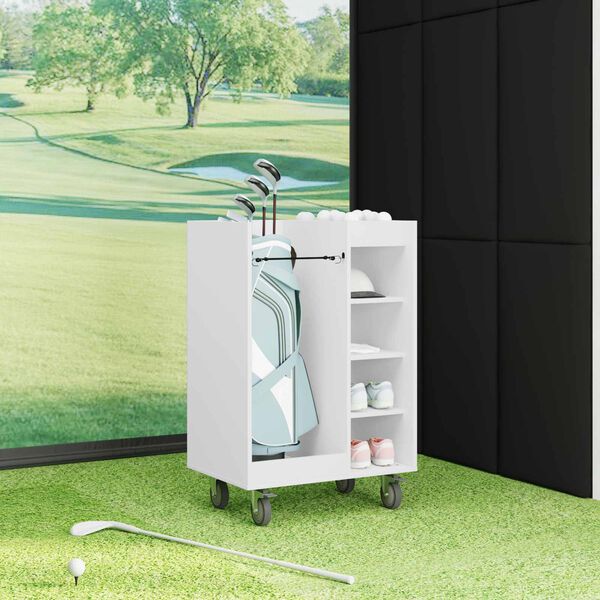 vidaXL Armario de Golf con rueda Liso 65 x 45 x 98 cm