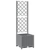 vidaXL Macetero de Jard&iacute;n Gris Claro 40 x 40 x 136 cm