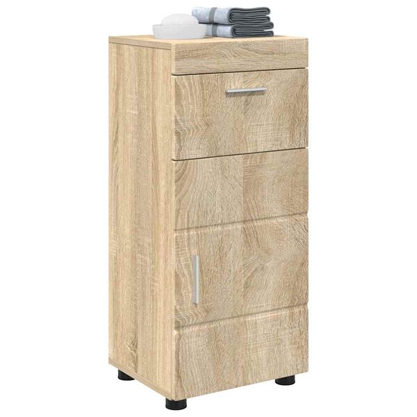 vidaXL Juego de Muebles de Ba&ntilde;o TULUM Roble Sonoma 37 x 31,5 x 82 cm