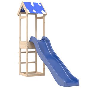 vidaXL Parque infantil de exterior de madera maciza de pino