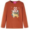 vidaXL Camiseta infantil de manga larga color co&ntilde;ac 104