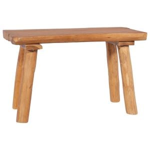 vidaXL Banco de jard&iacute;n de madera maciza de teca 80 cm