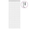 vidaXL Mosquitera de cadena para puerta aluminio 90x220 cm