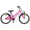 vidaXL Bicicleta Infantil 20 Pulgadas para 6-11 a&ntilde;os Negro Rosa