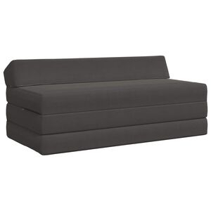 vidaXL Sof&aacute; Cama Plegable Gris oscuro 120 x 60 x 49 cm Tela