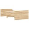 vidaXL Estructura de cama con cajones roble Sonoma 75x190 cm