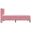 vidaXL Estructura de cama con colch&oacute;n Rosa 80 x 200 cm Terciopelo
