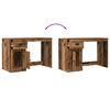 vidaXL Escritorio con caj&oacute;n Madera envejecida 50 x 115 x 75 cm