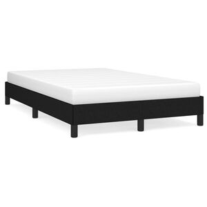 vidaXL Estructura de cama sin colchón tela negro 120x200 cm
