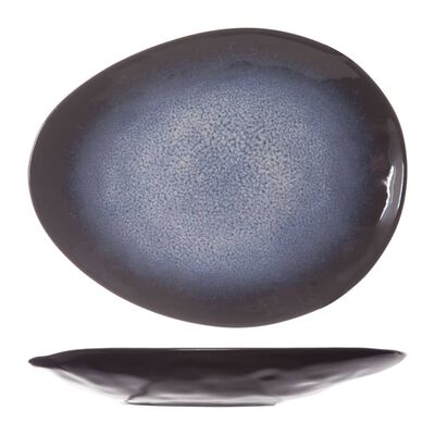 Cosy & Trendy Plato llano Sapphire 6 uds ovalado zafiro 14,5x11,5 cm