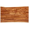 vidaXL Juego de comedor con borde vivo 3 piezas madera maciza acacia