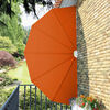 vidaXL Toldo lateral plegable terraza color terracota 200 cm