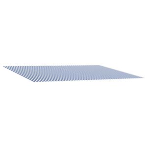 vidaXL Tela de Repuesto para Toldos Azul y Blanco 400 x 300 cm