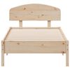 vidaXL Estructura de cama sin colch&oacute;n madera maciza de pino 90x200 cm