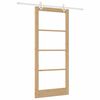 vidaXL Puerta Corredera Natural 93 x 211 cm
