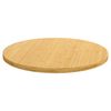 vidaXL Tablero de mesa de bambú Ø70x2,5 cm