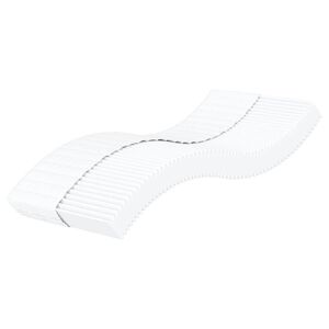 vidaXL Colch&oacute;n de espuma dureza 2 3 blanco 80x200 cm