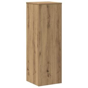 vidaXL Soportes de planta madera ingenier&iacute;a roble artisian 33x33x100cm
