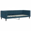 vidaXL Sof&aacute; cama sin colch&oacute;n terciopelo azul 90x200 cm
