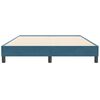 vidaXL Cama box spring sin colch&oacute;n terciopelo azul oscuro 140x210 cm