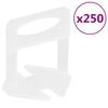 vidaXL Calzos para nivelaci&oacute;n de azulejos 250 unidades 3 mm