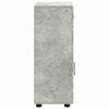 vidaXL Juego de Muebles de Ba&ntilde;o TULUM Gris Concreto 37 x 31,5 x 82 cm
