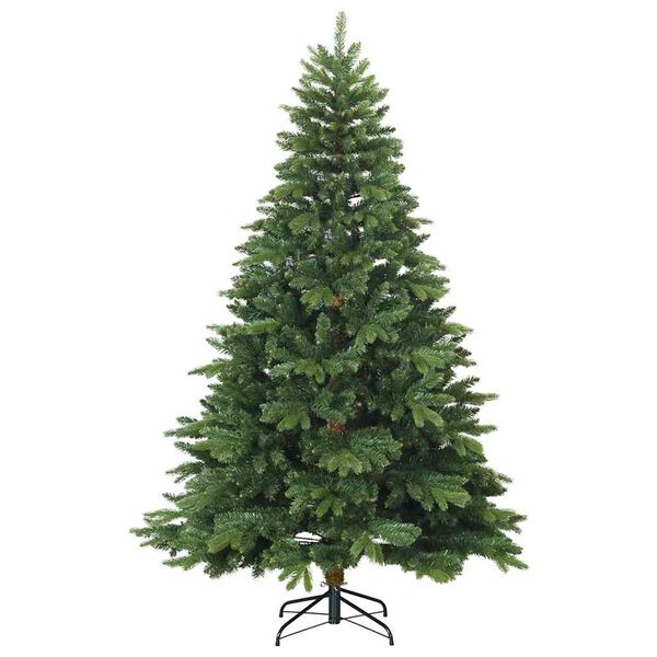 vidaXL Árbol de Navidad artificial con ramas articuladas Verde 180 cm