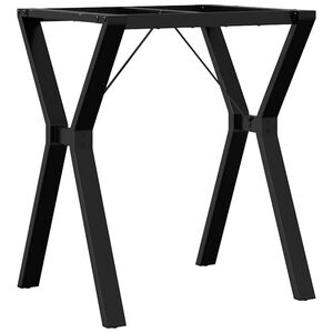 vidaXL Patas de mesa de comedor estructura Y acero 60x50x73 cm