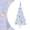 vidaXL &Aacute;rbol de Navidad artificial Blanco 120 cm PVC y Acero