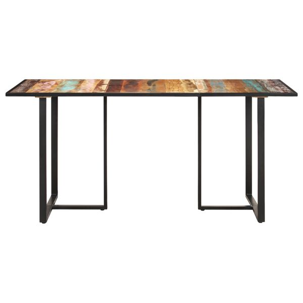 vidaXL Mesa de comedor de madera maciza reciclada 160 cm